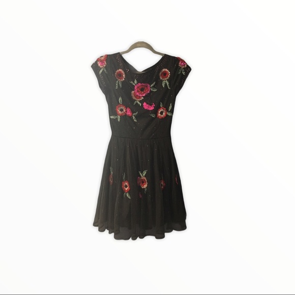 ASOS floral sequin dress size 2 - Picture 8 of 10
